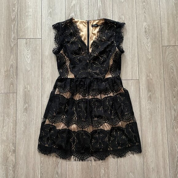 Blu Pepper Dresses & Skirts - Blu Pepper | Black Lace Dress - Size L